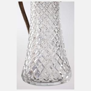 Karaffe mit Silbermontierung