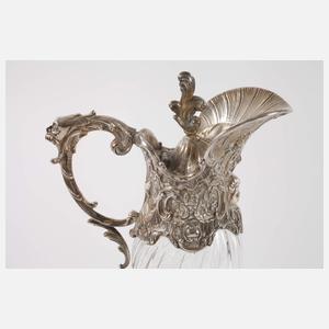 Schenkkanne mit Silbermontur