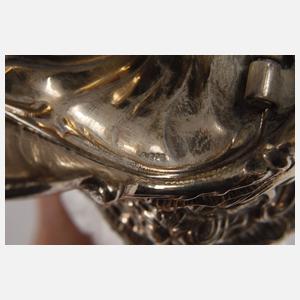 Schenkkanne mit Silbermontur