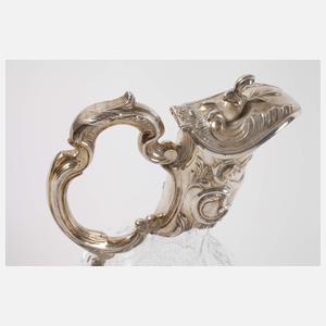 Schenkkanne mit Silbermontierung