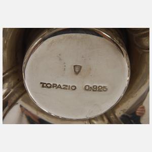 Schenkkanne mit Silbermontierung