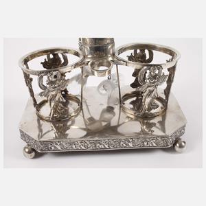 Klassizistische Silbermenage