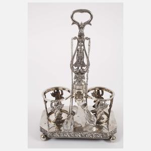 Klassizistische Silbermenage