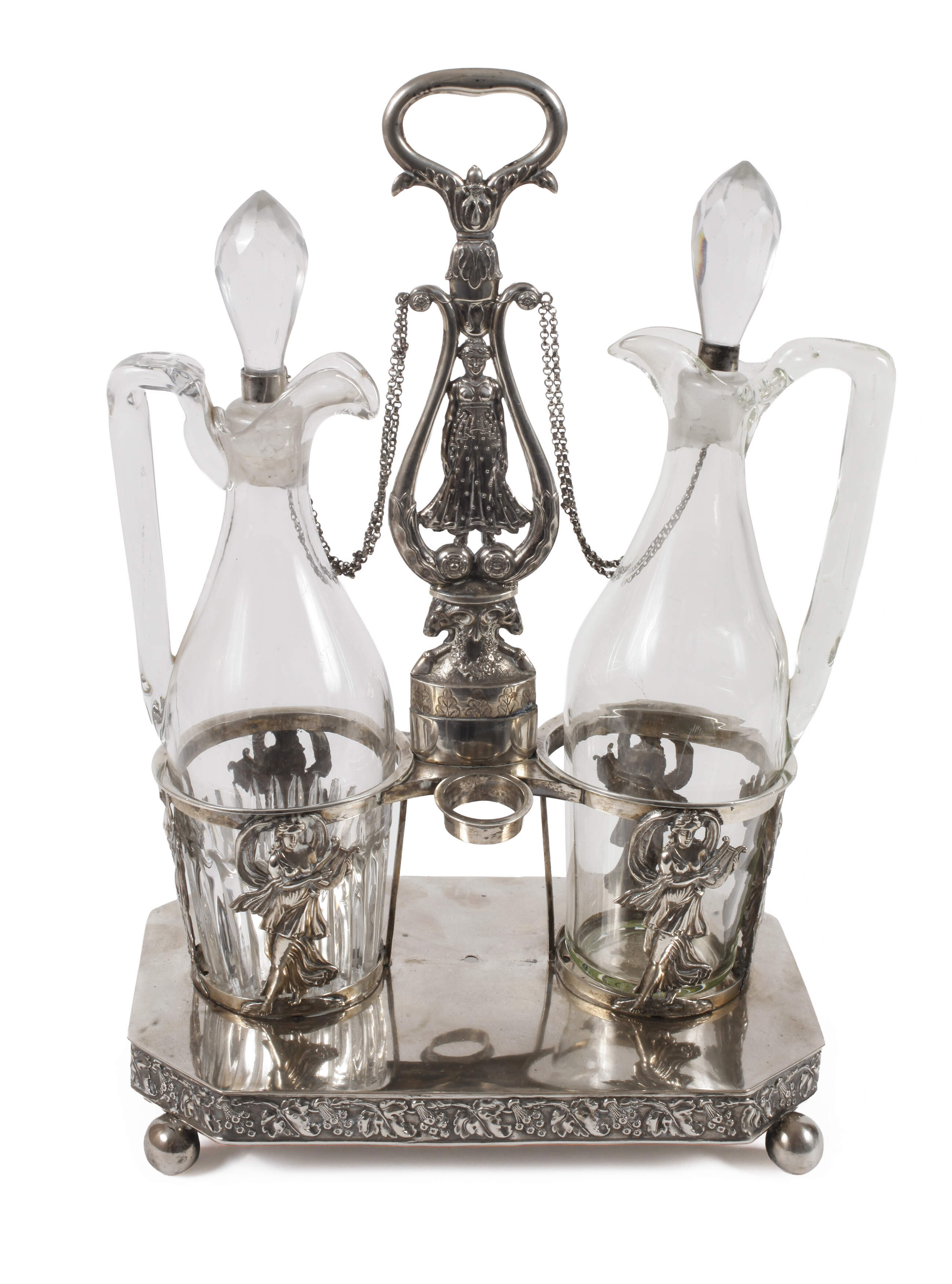 Klassizistische Silbermenage