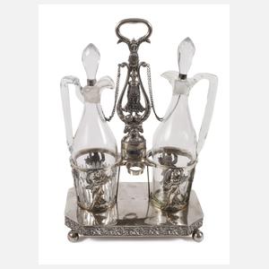 Klassizistische Silbermenage