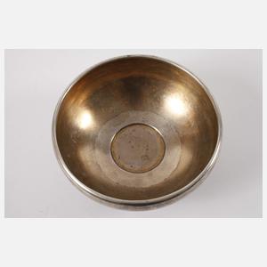 Schwere Anbietschale mit Adelswappen