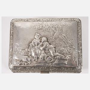 Silberschatulle im Barockstil