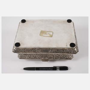 Silberschatulle im Barockstil