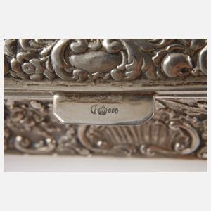 Silberschatulle im Barockstil