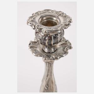 Paar Silberleuchter im Barockstil