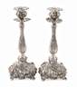 Paar Silberleuchter im Barockstil