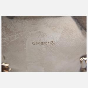 Vier Teile Tafelsilber