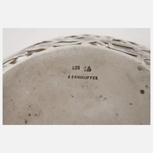 Vier Teile Tafelsilber