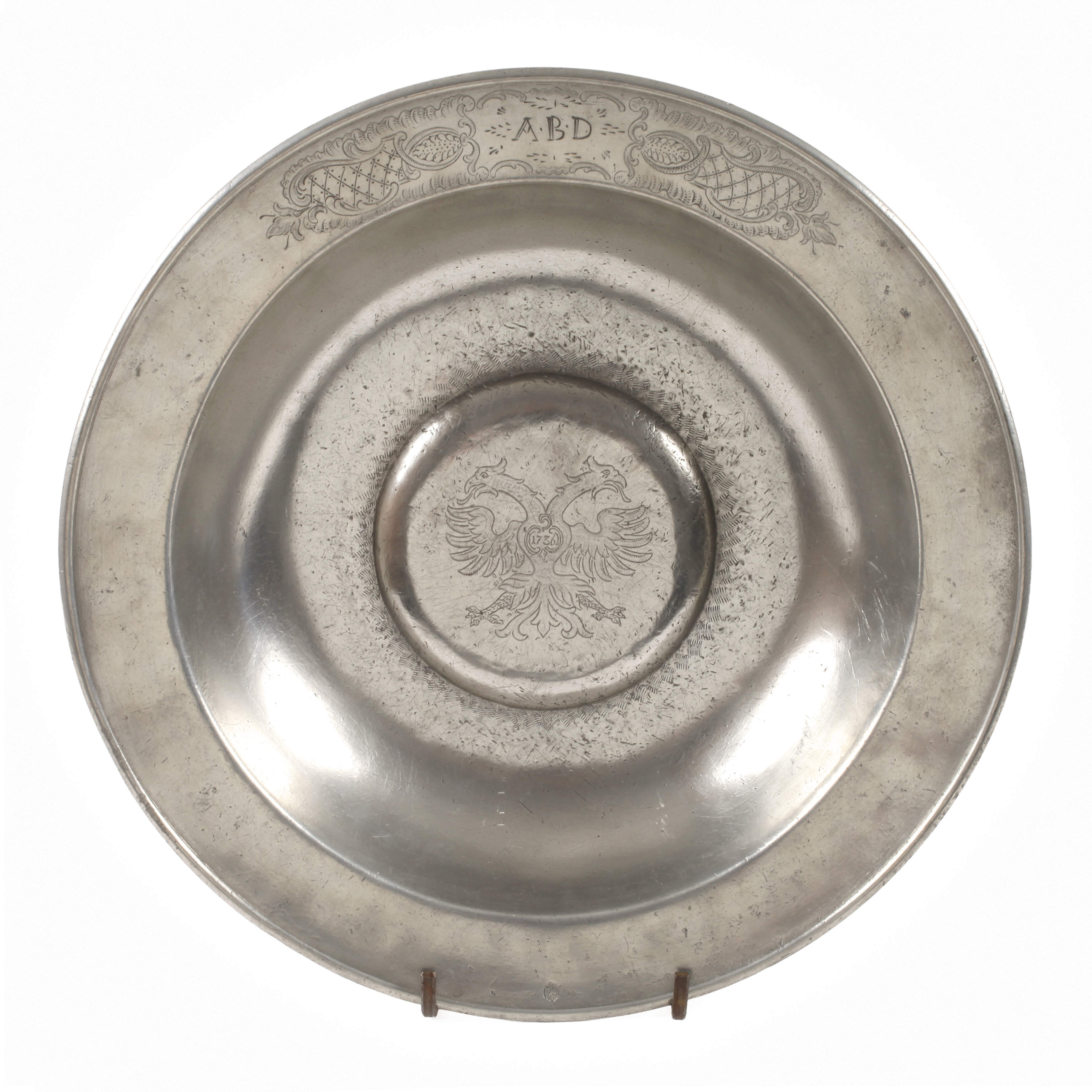 Große Nürnberger Zinnschüssel