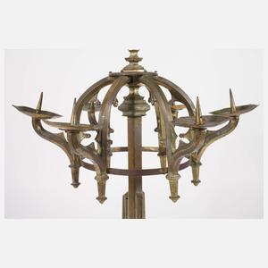 Messingleuchter Neogotik