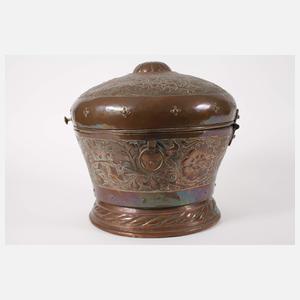 Barocker Brotkasten Kupfer