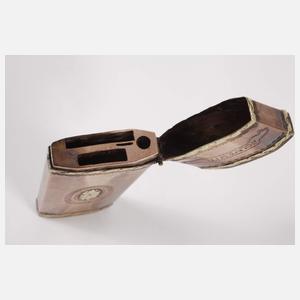 Necessaire "Carnet de bal" mit Goldauflagen