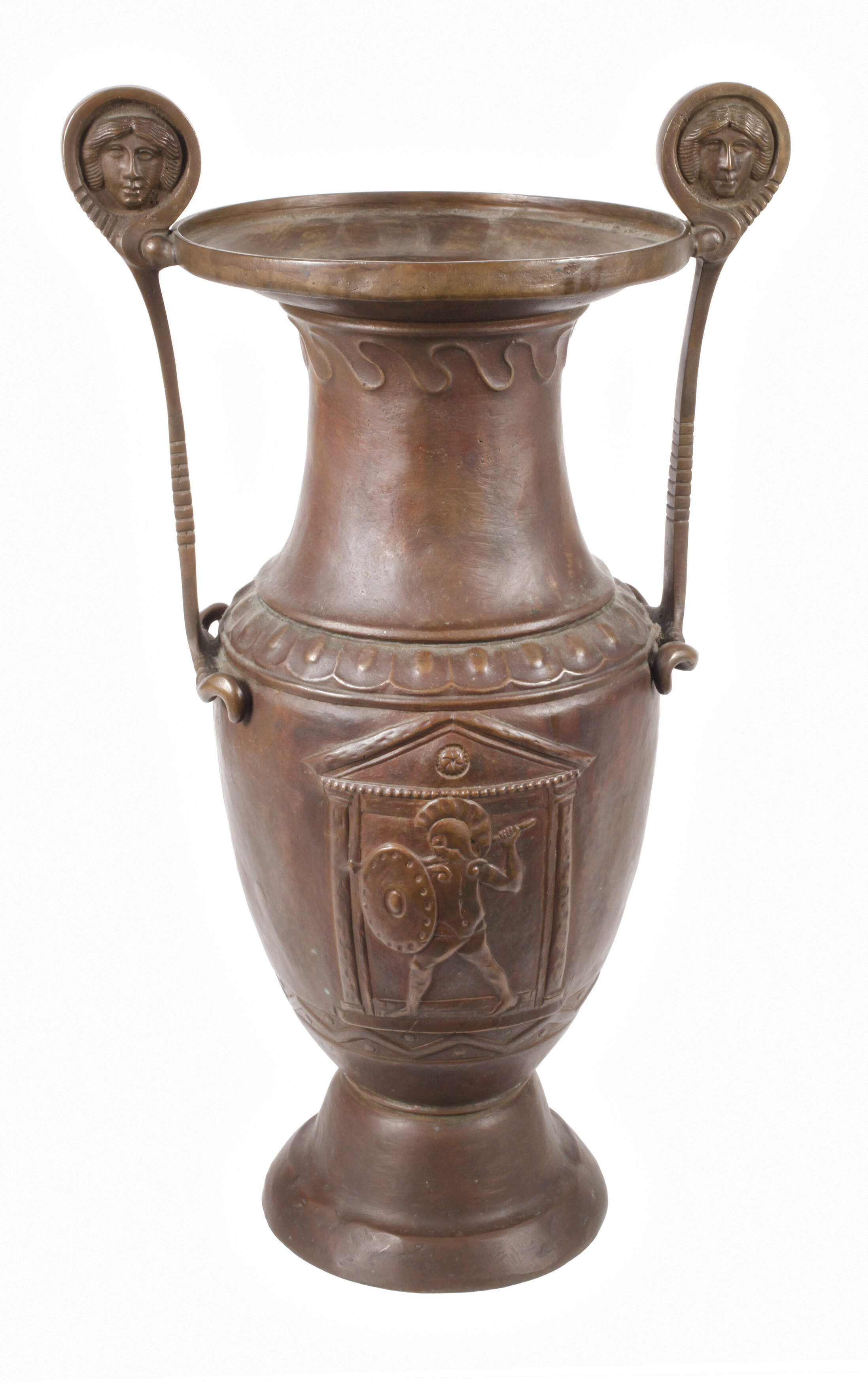 Große Kratervase im antiken Stil