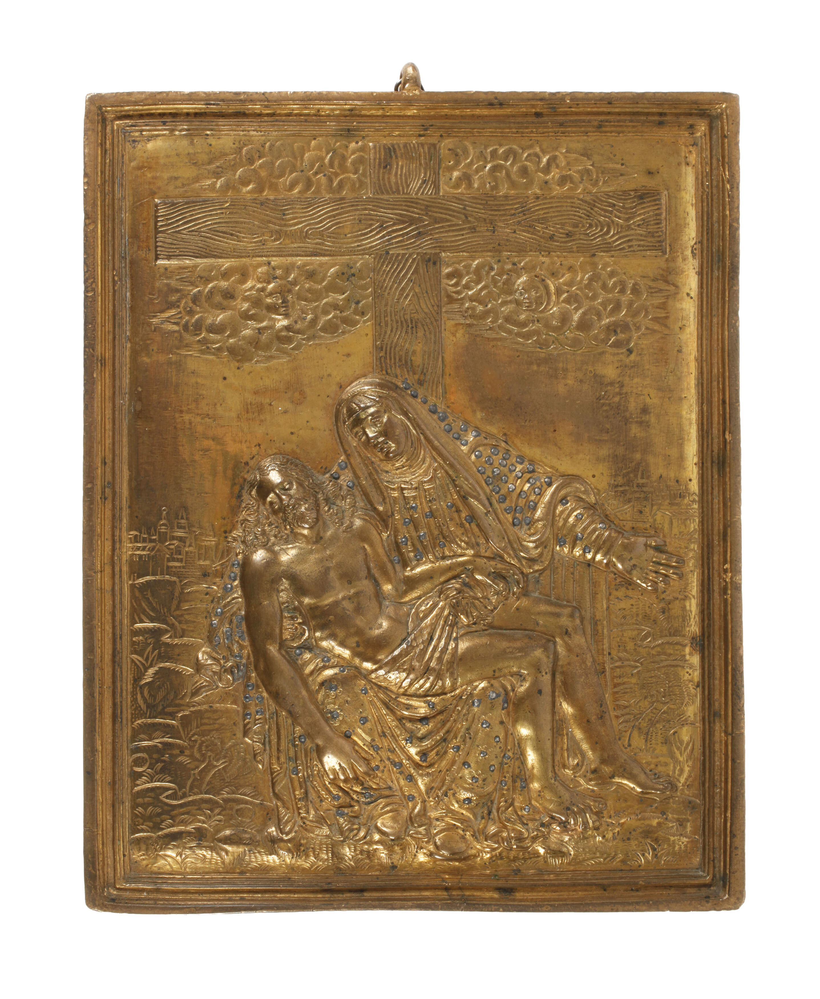 Bronzerelief Pietà