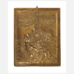 Bronzerelief Pietà