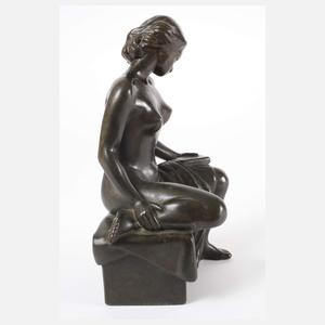 Gunnar Lindhardt Hansen, sitzender weiblicher Akt