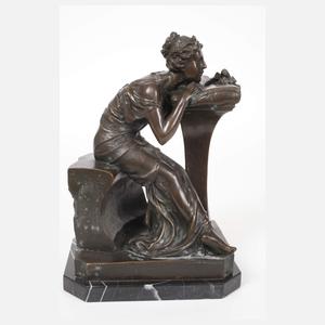 nach Pierre-Jules Mène, träumende junge Frau