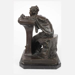 nach Pierre-Jules Mène, träumende junge Frau