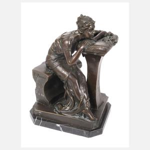 nach Pierre-Jules Mène, träumende junge Frau