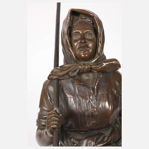 Georg Muth, Bäuerin nach der Feldarbeit