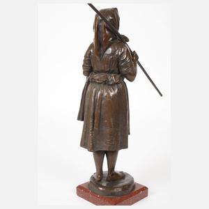 Georg Muth, Bäuerin nach der Feldarbeit