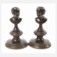 Paar kleine Putten-Büsten111