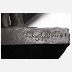 Hans Everding, Männerakt nach dem Bade