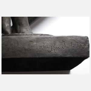 Hans Everding, Männerakt nach dem Bade