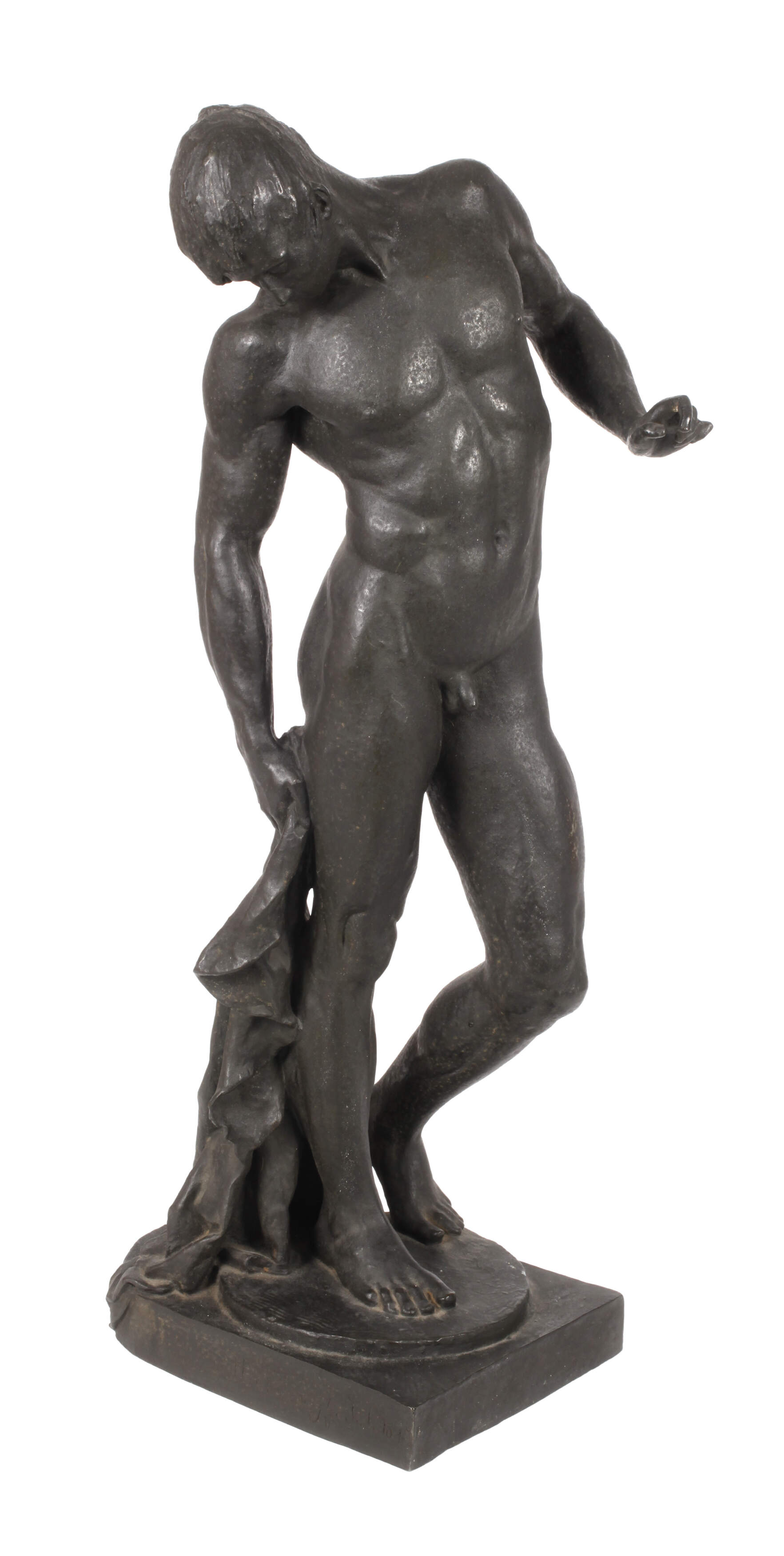 Hans Everding, Männerakt nach dem Bade