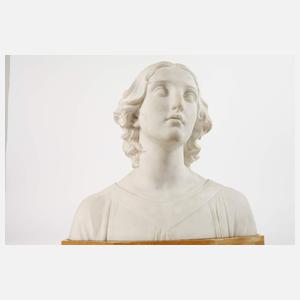 Prof. Odoardo Fantacchiotti, Büste eines Engels