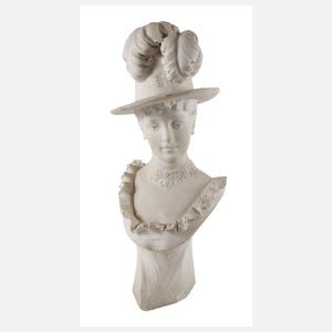 Marmorbüste einer feinen Dame