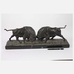 Franz Iffland, kämpfende Bisons