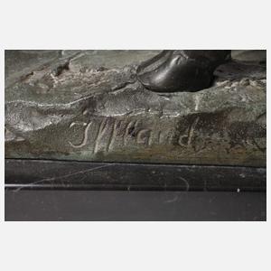 Franz Iffland, kämpfende Bisons