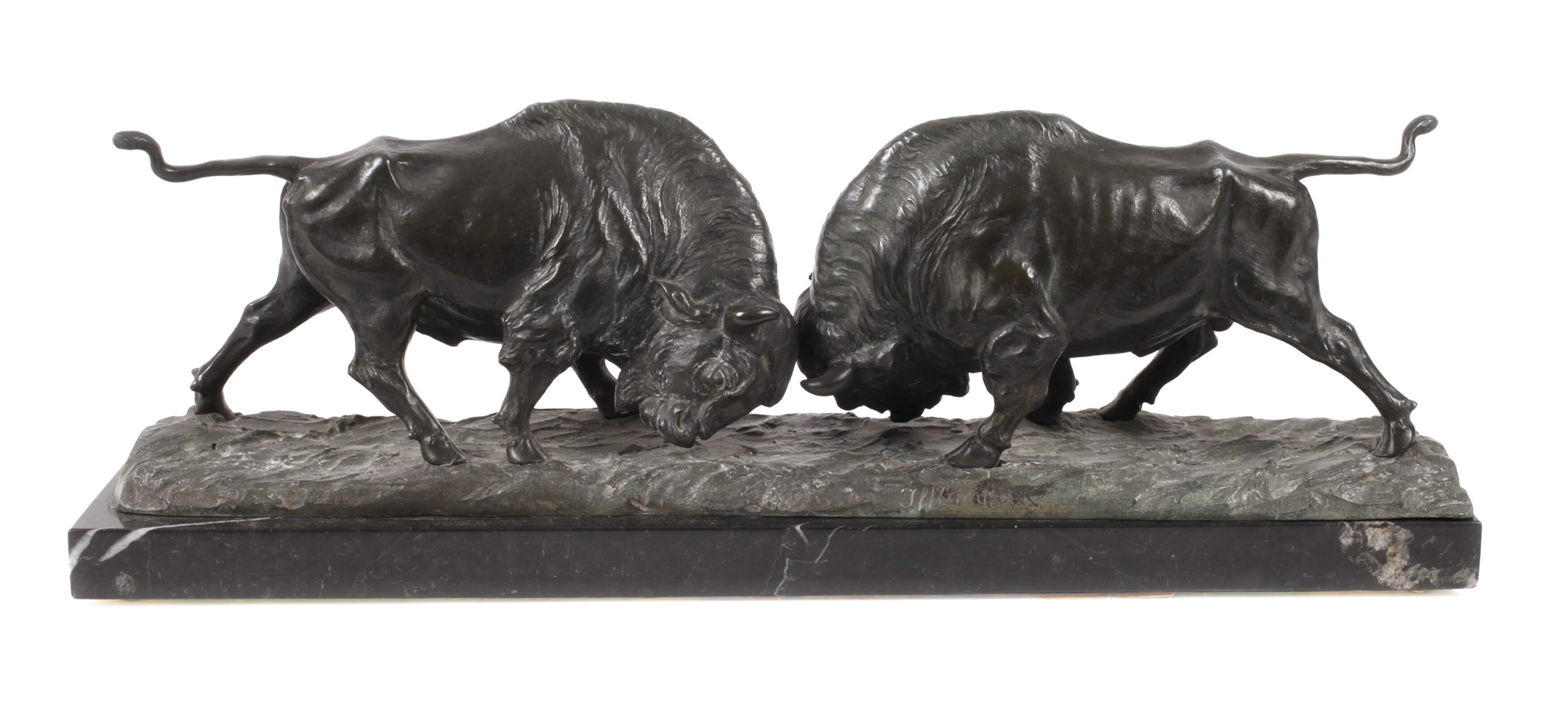 Franz Iffland, kämpfende Bisons