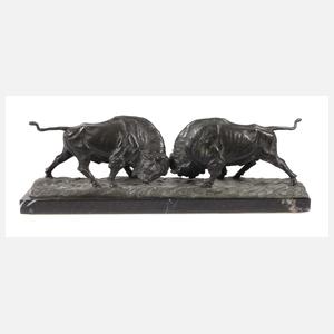 Franz Iffland, kämpfende Bisons