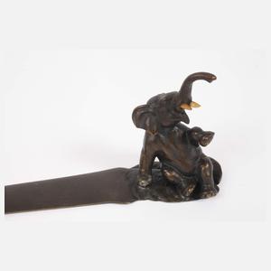 Karl Csadek, figürliches Schreibzeug