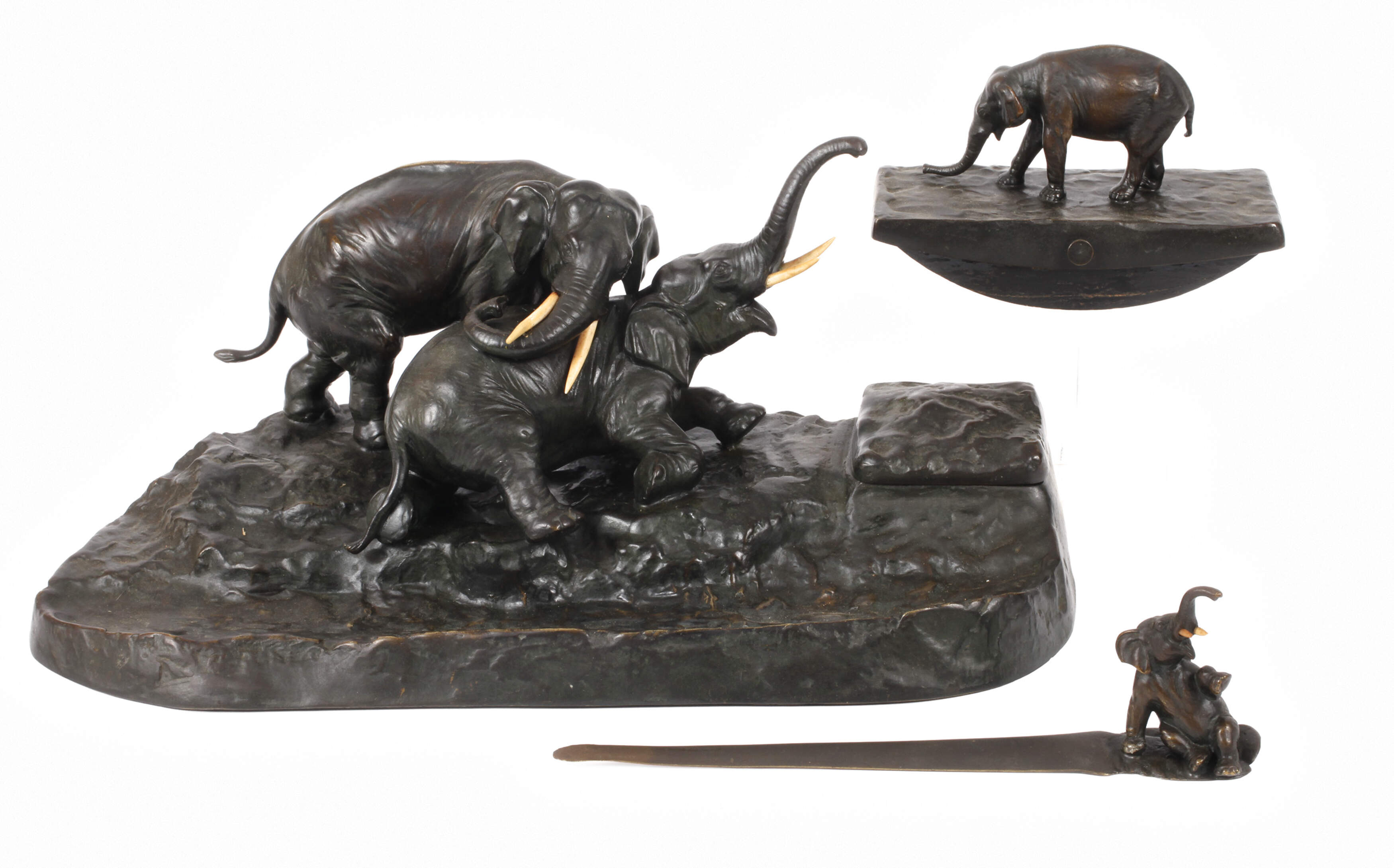 Karl Csadek, figürliches Schreibzeug