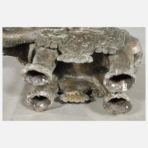 Paar figürliche Postamente als Elefanten