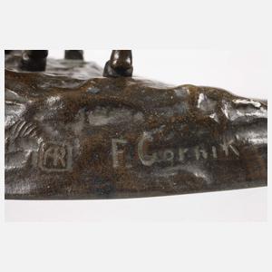 Friedrich Gornik, figürliches Schreibzeug