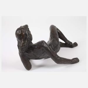 Doris Rücker, liegender weiblicher Akt