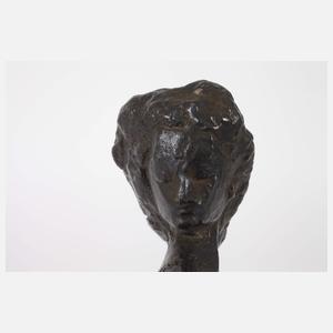 Bronze Mädchenplastik