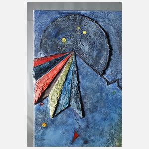 Phantastische Assemblage mit Mondsichel