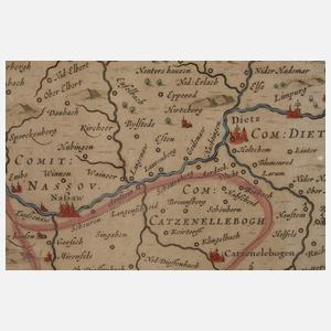 Johannes Janssonius, Karte Nassau