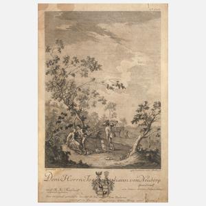 Johann Balzer, Jagdszene nach Norbert Grund