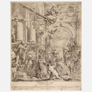 Carlo Sacchi, "Die Anbetung der Könige"